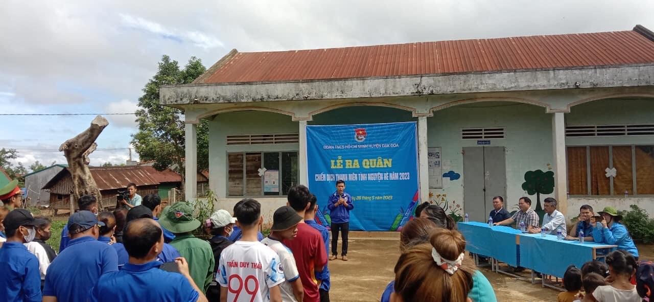 Lễ ra quân Chiến dịch Thanh niên tình nguyện hè năm 2023